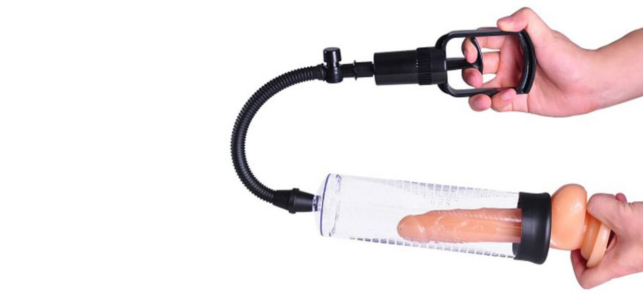O pompă de vid vă va ajuta să vă măriți rapid penisul acasă