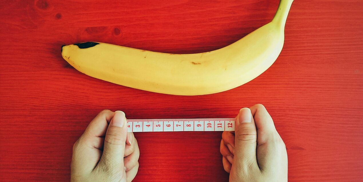 Banana și centimetru